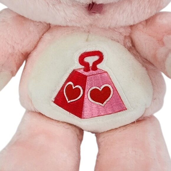Vintage Care Bear Cousins Lotsa Heart Elephant Pink Plush Kenner American 13" - Picture 4 of 14